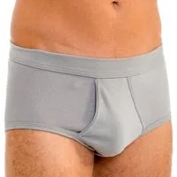 HERMKO Slip Briefs mit Eingriff,Bio-Baumwolle, breiter Weichbund, körpernah, große Größen