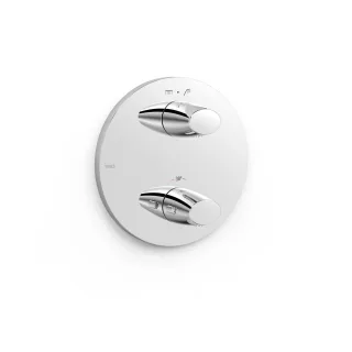 Tres Sichtbares Teil für 2 Wege Unterputzgehäuse Therm box , 28125001 28125001