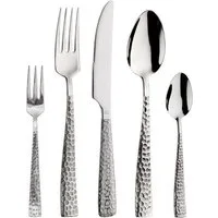 PINTINOX Besteck-Set Palace Martellato (30-tlg), 6 Personen, Chromnickelstahl 18/10