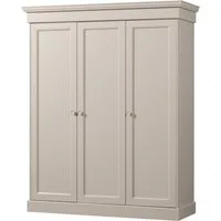 WOOOD Kleiderschrank Olivia FSC®-Kiefernholz mit Hängebereich, H 212 x B 171 x T 63 cm Tragkraft 10 kg pro Boden, Einlegeboden-Optionspakete erhältlich