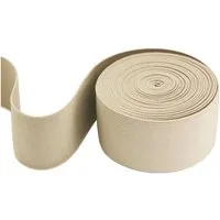 maDDma Gummiband 5m Gummiband 50 mm Gummilitze elastisches Band Bekleidungsgummi, creme