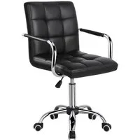 Yaheetech Drehstuhl höhenverstellbar Chefsessel, ergonomischer Bürostuhl auf Rädern