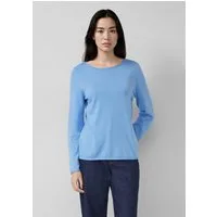 s.Oliver Longpullover Strickpullover Feinstrickpullover mit Rollkanten
