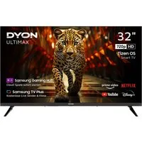 Dyon ULTIMAX 32H-TI-W LED-Fernseher (80 cm/32 Zoll, HD ready, Smart-TV, Tizen OS, Samsung TV Plus, Samsung Smart & Gaming Hub, Bluetooth)