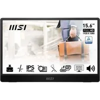 MSI PRO MP161 LED-Monitor (40 cm/16 ", 1920 x 1080 px, Full HD, 4 ms Reaktionszeit, 60 Hz, IPS-LED, 2 Jahre Herstellergarantie, USB-C)