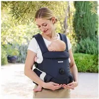 bonoch Babytrage EaseFit ergonomische Babytrage Baumwolle 4–24 Monate Hüfttrage (Ergonomische Babytrage mit EaseFit-System und Baumwolle, Babytrage mit Lätzchen, ergonomischer Sitz und verstellbarem Hüftgurt), Babytrage mit Lätzchen, ergonomischer Si
