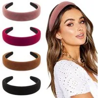 LuxusKollektion Haarreif Haarreifen Damen 4 Stück Verknotet Stirnband Boho Breite Haarbänder