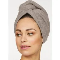 OTTO home Turban-Handtuch Juna, als Set und Serie erhältlich, 2 Turbanhandtücher 24x61cm, Walkfrottee (2-St), 100% Baumwolle, Turban, Uni-Farben, weich