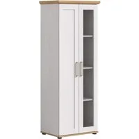 Home affaire Vitrine Cosenza, Höhe 161 cm, 2 Türen, 4 Fächer (1-St) Vitrine, Höhe 161 cm, Wohnzimmer, Esszimmer