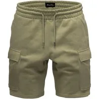 Amaci&Sons Cargoshorts CLERMONT Cargoshorts Herren Bermuda Sweat Cargo Short Hose Regular Fit