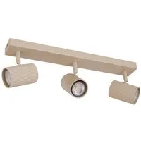 Lindby Deckenstrahler Kardis, Metall, Creme IP20, 3 x 10 W LED
