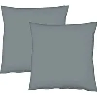 JACK Kissenbezüge 2er Set Kissenhülle Renforcé, (2 Stück), 40x40cm, 40x60cm, 40x80cm od. 80x80cm, viele Farben