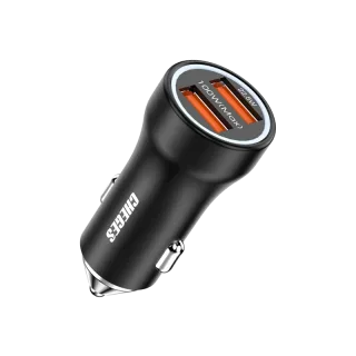 CGS-01 12-24V Dual USB Car Charger 100W+22.5W for Mobil Tablet Charging Compatible with for Huawei for Xiaomi for Samsun
