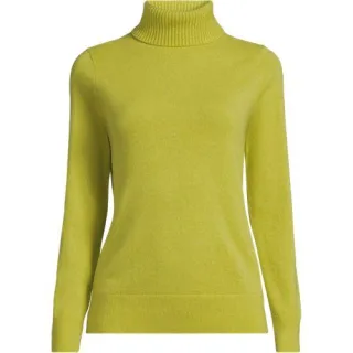 Rollkragen-Pullover aus Kaschmir für Damen, Damen, size: regular, Pink, Kaschmir, by Lands' End