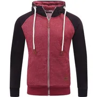 Reslad Sweatjacke Reslad Sweatjacke Herren Raglan mit Kapuze RS-1300 (1-tlg) Winter-Pullover Kapuzenpullover Sweater Hoodie Pulli Sweatshirt