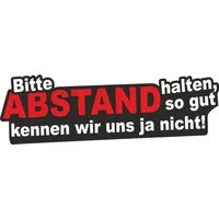 Hermann Schütz Aufkleber Hermann Schütz Aufkleber Abstand halten so gut