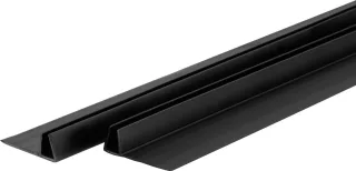 Neuesbad senkrecht Dichtungen für Glas 5 mm /1 seitlich OF Duschkabine/, Schwarz NB1DEXKCF2UN521
