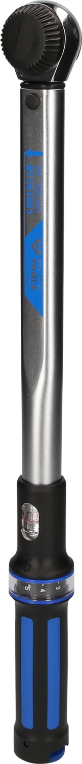 Brilliant Tools 1/2" Drehmomentschlüssel mit Drehknopf-Umsteck-Ratschenkopf, 20 - 200 Nm - BT141901
