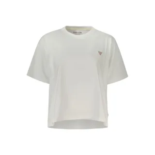 Guess Jeans Bianco Baumwolle Damen T-Shirt