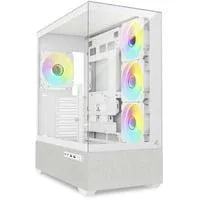 AK7 ARGB , Tower-Gehäuse weiß, Tempered Glass x 2