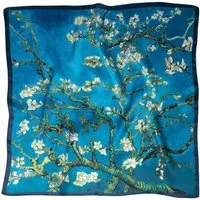 MayTree Seidentuch quadratisch Vincent 65x65 Mandelblüte, (Stück), Maulbeerseide, Business, Freizeit, festliche Anlässe