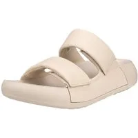 Ecco Cozmo Pf Cross Sling (Vollnarbenleder) beige Damen Sandale