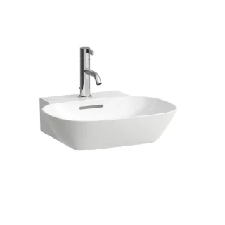 LAUFEN Aufsatzhandwaschbecken INO 450x410, weiß mit LCC Unterseite geschliffen, 81630.0, 8163004001 H8163004001041