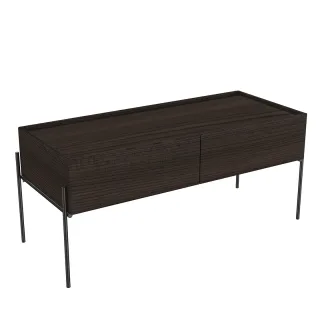 VitrA Equal Unterschrank 102 x 45 cm 2 Vollauszüge Ulme,81092 81092