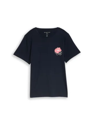 Tom Tailor - T-Shirt mit Print - Gr. - XL