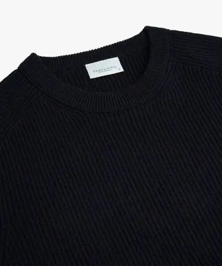 Profuomo - PULLOVER CREW NECK NAVY Navy - Gr. - M