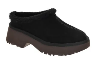 UGG 1162510 BLK Damen Pantoletten Schwarz Warmfutter Plateau Blockabsatz