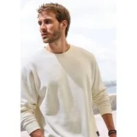 John Devin Sweatshirt Langarm, Pullover mit Rundhals, Baumwollmischung