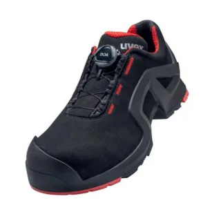 uvex 1 x-tended support BOA Sicherheitsschuh S3 Halbschuh schwarz/rot 47 - 6567147