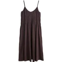 Next Midikleid Gesmoktes Minikleid mit dünnen Trägern (1-tlg)
