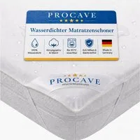 Matratzenauflage wasserdicht atmungsaktiver Matratzentopper Made in Germany div. Größen PROCAVE, Matratzenschoner wasserundurchlässig, waschbar, 70x140 cm