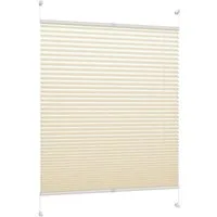DécoProfi Plissee Plissee Klemmfix ohne Bohren, blickdicht, ohne Bohren, verspannt, Klemmfix, Stufenlos verstellbar