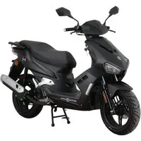 Alpha Motors Motorroller Mustang FI, 50 ccm, 45 km/h, Euro 5, mit USB-Anschluss und Lenkerschloss, sportliches Design