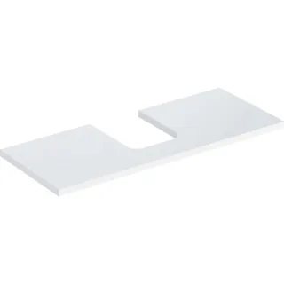 Geberit ONE Waschtisch-Platte, Ausschnitt mittig, für Aufsatzwaschtisch Schalenform 505275001