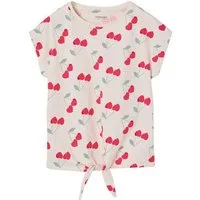vertbaudet Kurzarmshirt Mädchen T-Shirt bedruckt