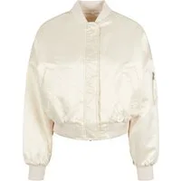 URBAN CLASSICS Bomberjacke Urban Classics Damen Ladies Short Oversized Satin Bomber Jacket (1-St)