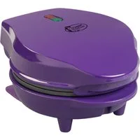 bestron Waffeleisen AMW500, 550 W, Retro-Design, antihaftbeschichtet, leicht, kompakt