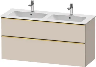 Duravit D-Neo Waschtischunterbau wandhängend Taupe Matt 1280x462x625 mm - DE4365034910000 DE4365034910000