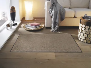 Monocolour Taupe wash + dry Matte | Größe: 75x120cm