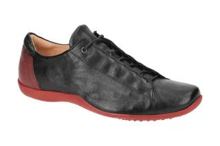 Think Stone Herrenschuhe 3-000806-0000 schwarz aus Echtleder bequeme Schn?r H...