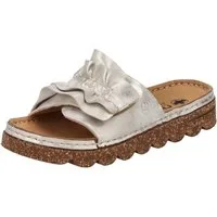 Rieker Pantolette Sommerschuh, Strandschuh, Hausschuh mit modischer Plateausohle