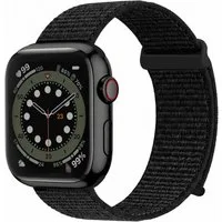 Tec-Expert Smartwatch-Armband für Apple Watch SE 3 40 mm Armband Ersatz Wechsel Band, Nylon Textil mit Klettverschluss, stufenlos Verstellbar, atmungsaktiv