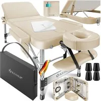 KESSER Massageliege, 3 Zonen Kosmetikliege klappbar & höhenverstellbar mobile Massagebett
