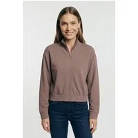TOM TAILOR Sweatjacke mit Stehkragen