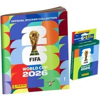 Panini Sammelkarte Fifa World Cup 2026 Sticker - WM Sammelsticker, - 1 Album + 1 Blister