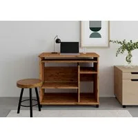 VOGL Möbelfabrik Computertisch Compi, PC-Tisch mit Tastaturauszug, platzsparend, Breite 72 oder 90 cm